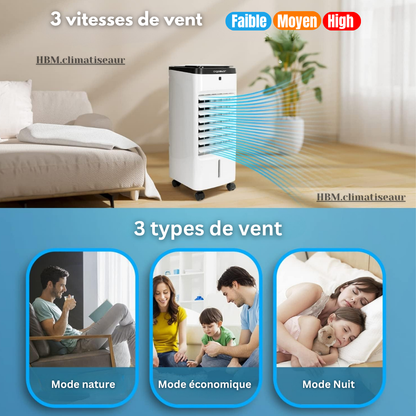 Rafraîchisseur d'air Portable Evaporatif 4L