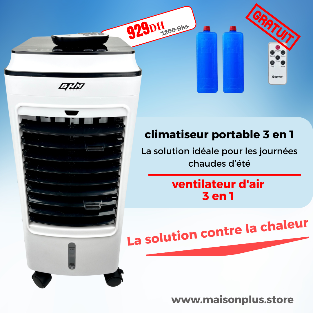 Rafraîchisseur d'air Portable Evaporatif 4L